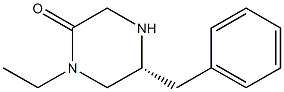 (R)-5-BENZYL-1-ETHYLPIPERAZIN-2-ONE Structure
