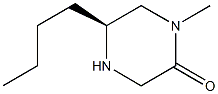 (S)-5-BUTYL-1-METHYLPIPERAZIN-2-ONE,,结构式