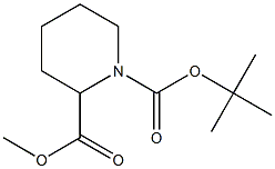 1-BOC-2-哌啶甲酸甲酯, , 结构式