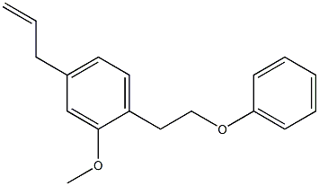 2-METHOXY-4-ALLYLPHENYLPHENETOLE 化学構造式