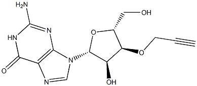 3'-O-Propargyl-D-guanosine Structure