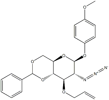  4-Methoxyphenyl3-O-allyl-2-azido-4,6-O-benzylidene-2-deoxy-b-D-glucopyranoside