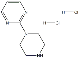 1-(2-pyrimidinyl)piperazine dihydrochloride Struktur