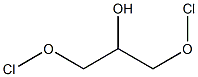 1,3-Dichloro Glycerin 化学構造式