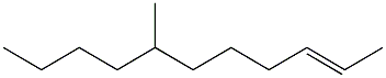 (2E)-7-Methyl-2-undecene Structure