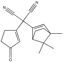 2-(3-Oxo-1-cyclopenten-1-yl)-2-(4,7,7-trimethylbicyclo[2.2.1]hept-2-en -2-yl)malononitrile|