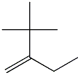 2,2-Dimethyl-3-methylenepentane.,,结构式