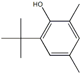 2,4-dimethyl-6-t-butylphenol Struktur