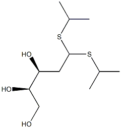 2-Deoxyribose diisopropylmercaptal Structure