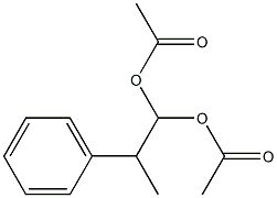 2-Phenyl-propane-1,1-diol diacetate,,结构式