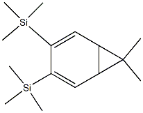 Bicyclo[4.1.0]hepta-2,4-diene, 7,7-dimethyl-3,4-bis(trimethylsilyl)- Structure