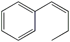 cis-1-Butenylbenzene. Struktur