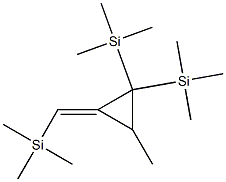 Cyclopropane, 3-methyl-2,2-bis(trimethylsilyl)-1-(trimethylsilylmethyl ene)-, E-|