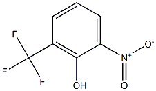 2-Hydroxy-3-(trifluoromethyl)nitrobenzene,,结构式