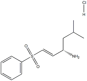 (E)-(3S)-3-Amino-5-methyl-1-(phenylsulphonyl)hex-1-ene hydrochloride