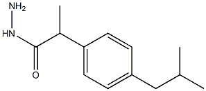 2-[4-(Isobutyl)phenyl]propionyl hydrazide 95% 化学構造式