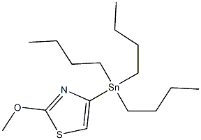 2-Methoxy-4-(tributylstannyl)-1,3-thiazole 结构式