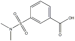 3-[(Dimethylamino)sulphonyl]benzolic acid Structure