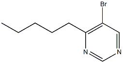 5-Bromo-4-pentylpyrimidine Struktur