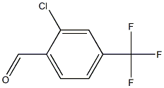 2-CHLORO-4-TRIFLUOROMETHYBENZALDEHYDE Structure