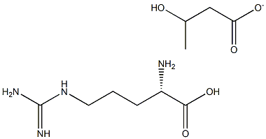 3-HYDROXYBUTYRATEARGININE Struktur