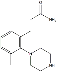 N-(2,6-DIMETHYL PHENYL)PIPERAZINE ACETAMIDE Structure