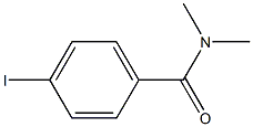 N,N-DIMETHYL-4-IODOBENZAMIDE Structure