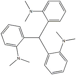 TRIS(DIMETHYLAMINOPHENYL)METHANE Structure