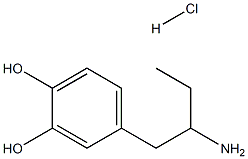 1-(3,4-DIHYDROXYPHENYL)-BUTAN-2-AMINEHYDROCHLORIDE,,结构式
