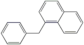 ベンジルナフタレン 化学構造式