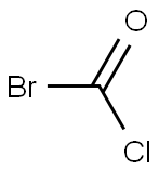 氯溴化羰基, , 结构式