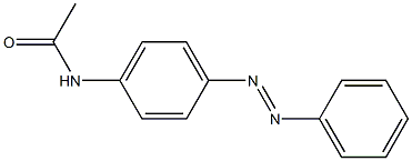 p-acetamidoazobenzene Structure