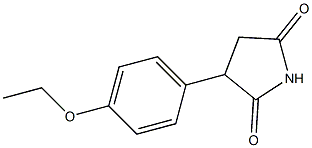 p-ethoxyphenylsuccinimide Structure