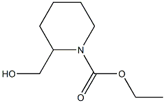 1-Ethoxycarbonyl-2-Piperidine Methanol 化学構造式