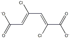 2,4-dichloro-muconate Structure