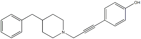 4-(3-(4-benzylpiperidin-1-yl)prop-1-ynyl)phenol
