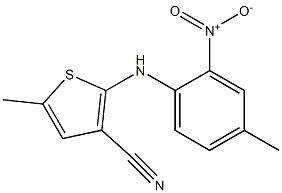 5-methyl-2-((4-methyl-2-nitrophenyl)amino)-3-thiophenecarbonitrile