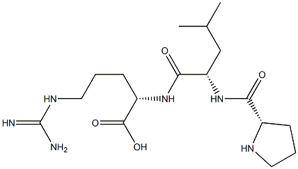 prolyl-leucyl-arginine Structure