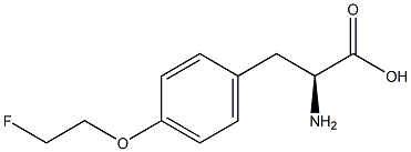 O-(2-fluoroethyl)tyrosine Structure