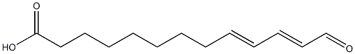 13-oxotrideca-9,11-dienoic acid 化学構造式