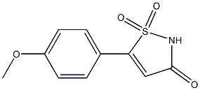5-(4-methoxyphenyl)isothiazol-3(2H)-one 1,1-dioxide