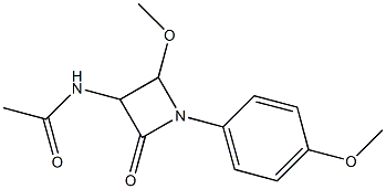 1-(4-methoxyphenyl)-3-acetamido-4-methoxyazetidin-2-one