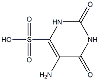 5-aminouracil-6-sulfonic acid,,结构式