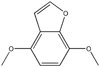 4,7-dimethoxybenzofuran 结构式