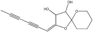 3,4-dihydroxy-2-(hexa-2,4-diynyliden)-1,6-dioxaspiro-(4,5)decane