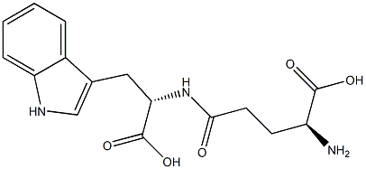 gamma-glutamyltryptophan Struktur