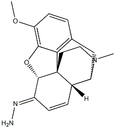 dihydrocodeinone hydrazone,,结构式