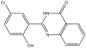  2-(5'-chloro-2'-hydroxyphenyl)-4-(3H)-quinazolinone