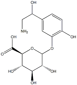 norepinephrine glucuronide Structure