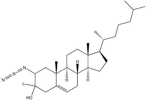 azidoiodo-cholesterol 化学構造式